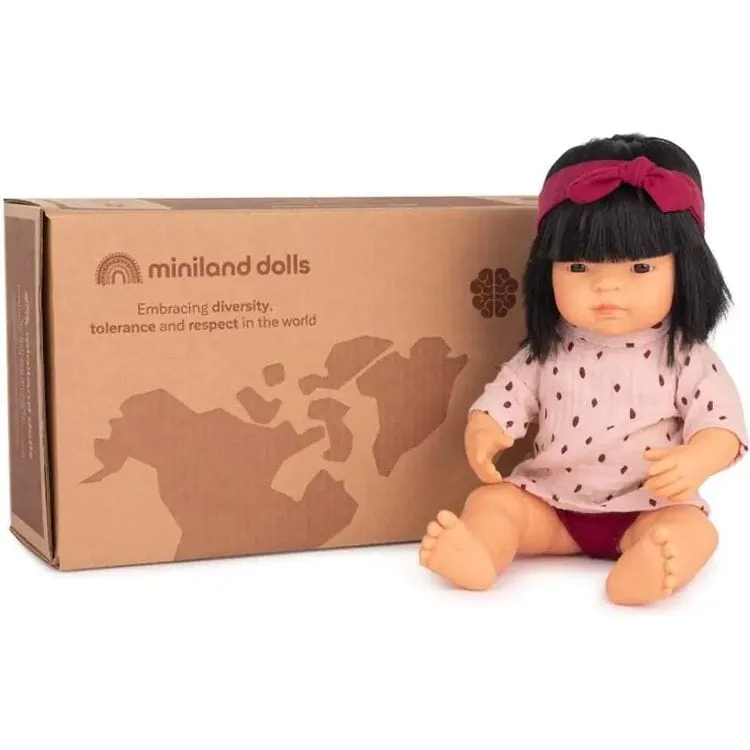 15" Asian Baby Doll with Dune Clothing Set