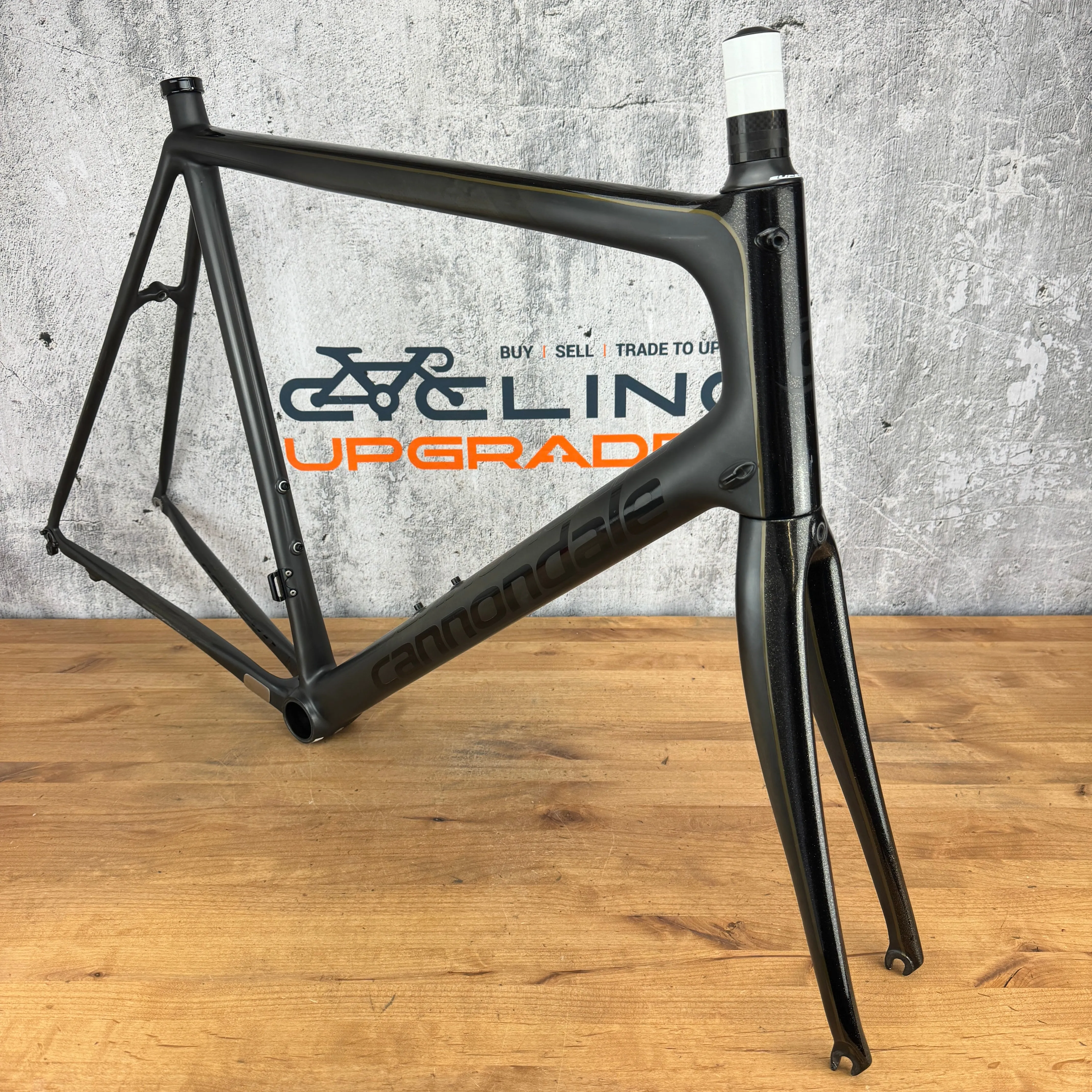 2015 Cannondale Supersix Evo Hi-Mod Black Inc 60cm Rim Brake Carbon Frameset