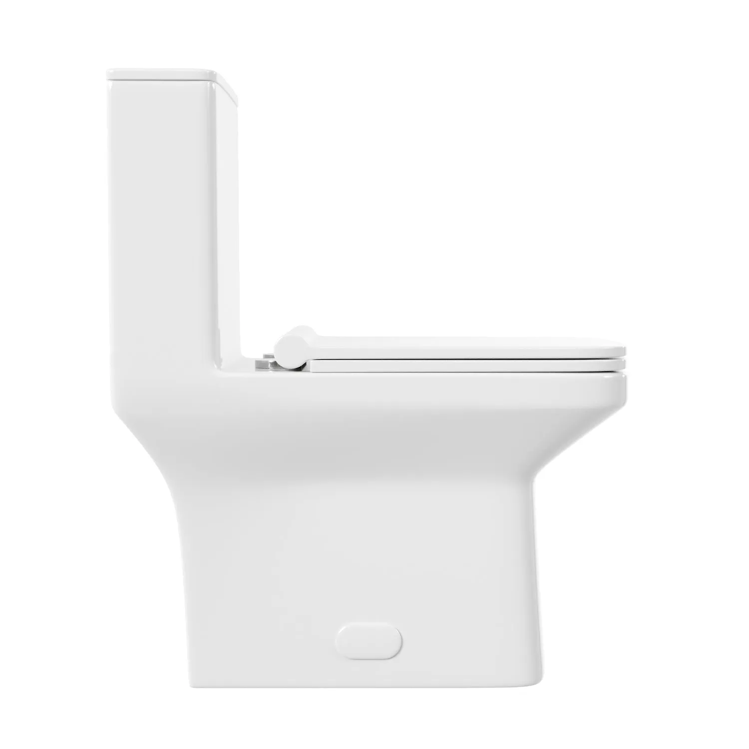 ACE One-Piece Square Toilet, 12" Rough-in Dual-Flush