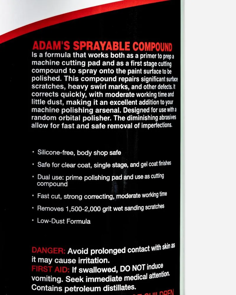 Adam's Sprayable Compound