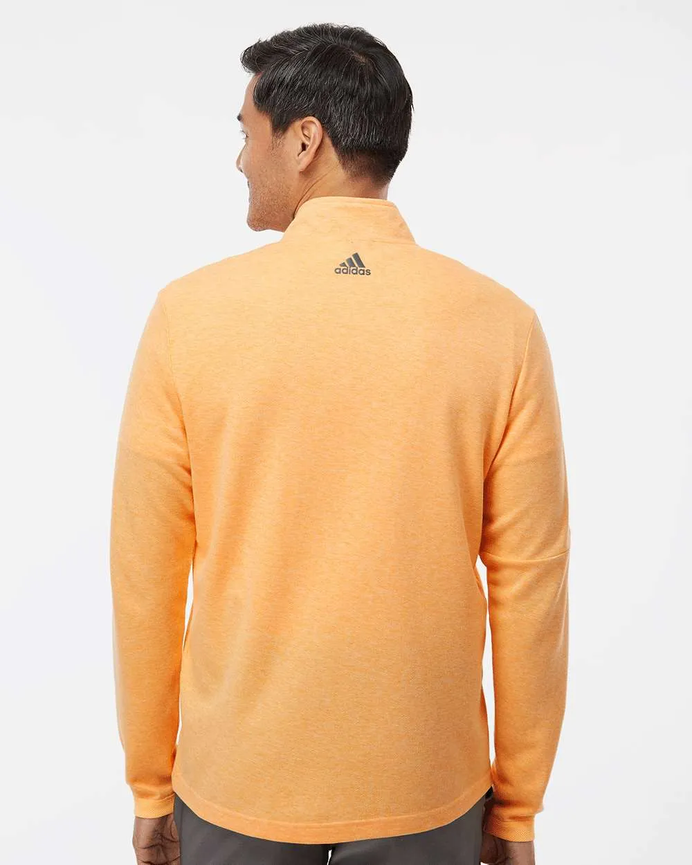 adidas - Men's Shoulder Stripe Quarter-Zip Sweater