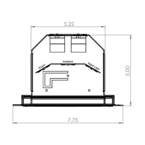 Advantage Environmental Lighting MEC Recessed Ambient and/or Examination Lighting