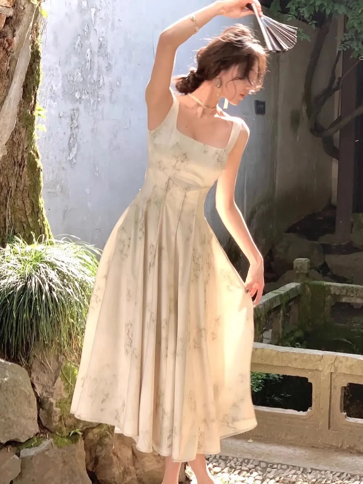 Advbridge  -  New Summer Women Slim Bodycon Elegant Midi A Line Dress Wedding Evening Prom Birthday Lady Clothes New Robe