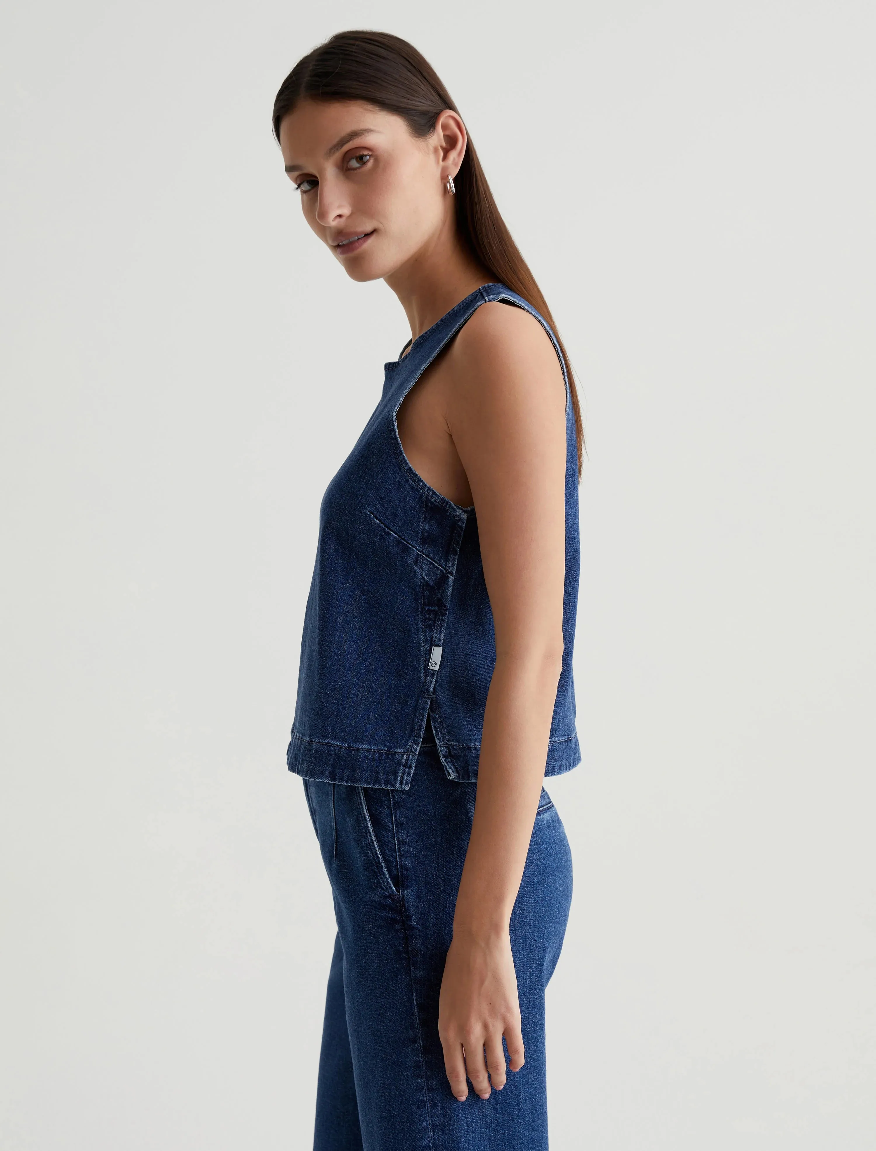 AG Denim Amelia Top in Midsommar