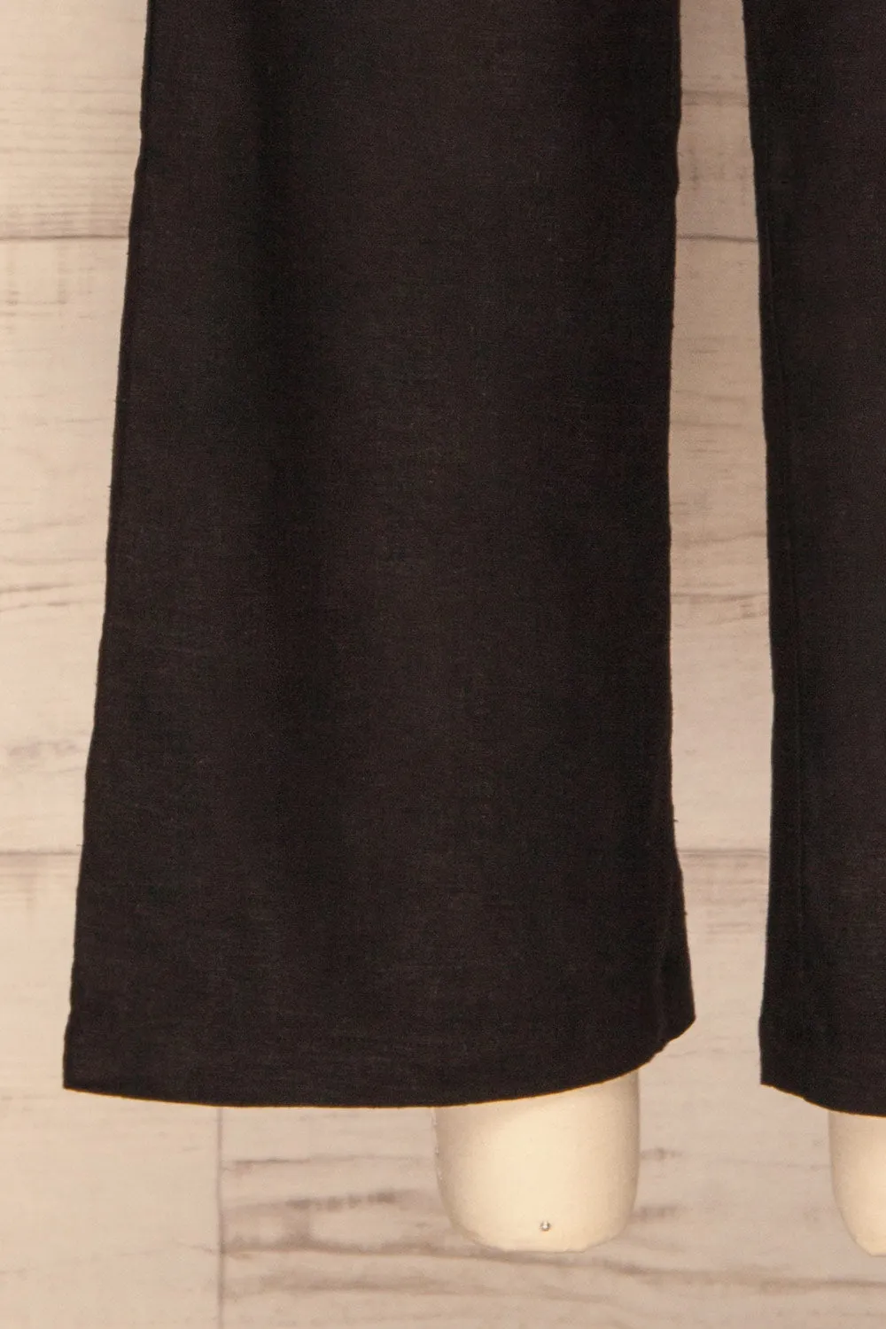 Agoyan Black | Flare Leg Pants