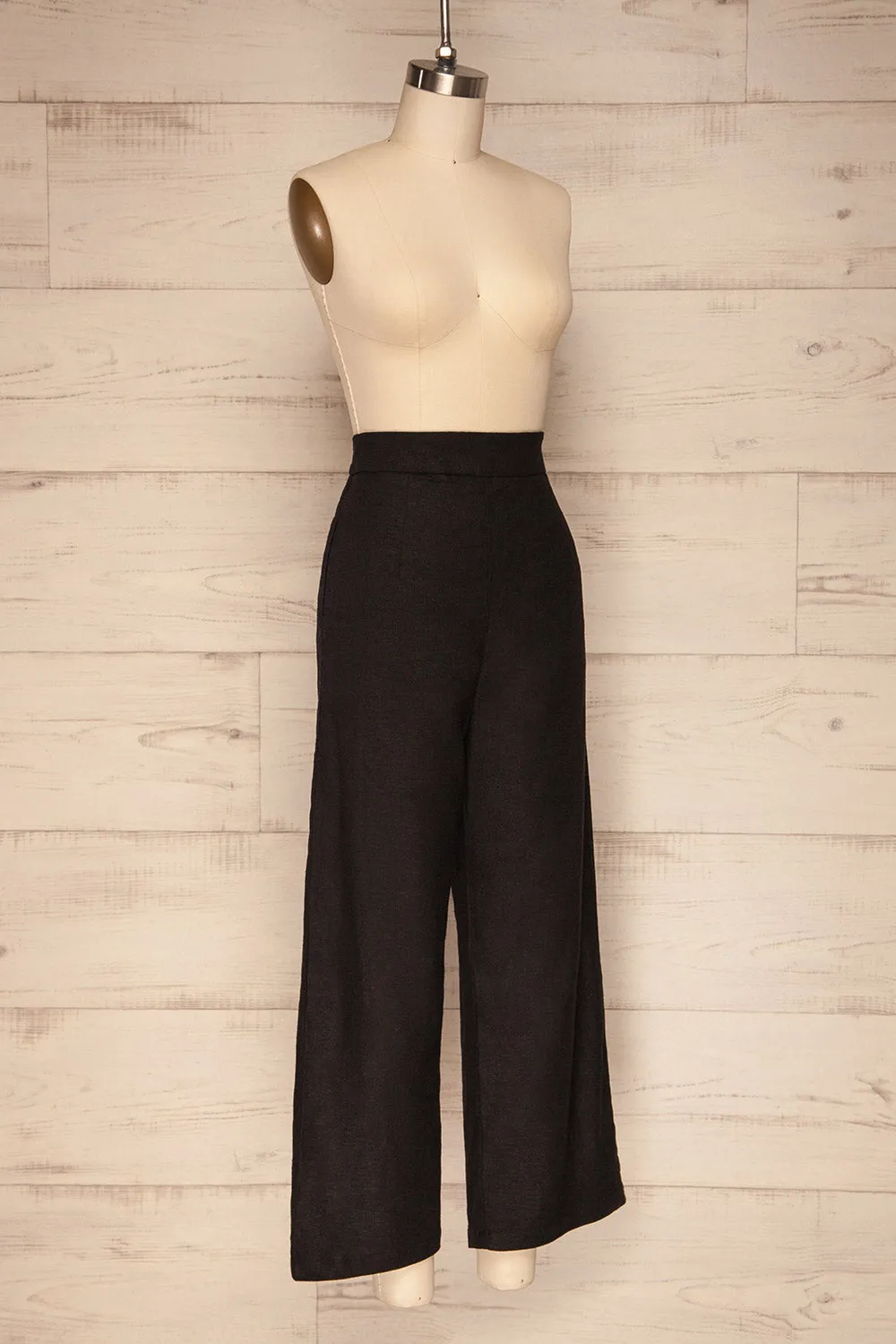 Agoyan Black | Flare Leg Pants