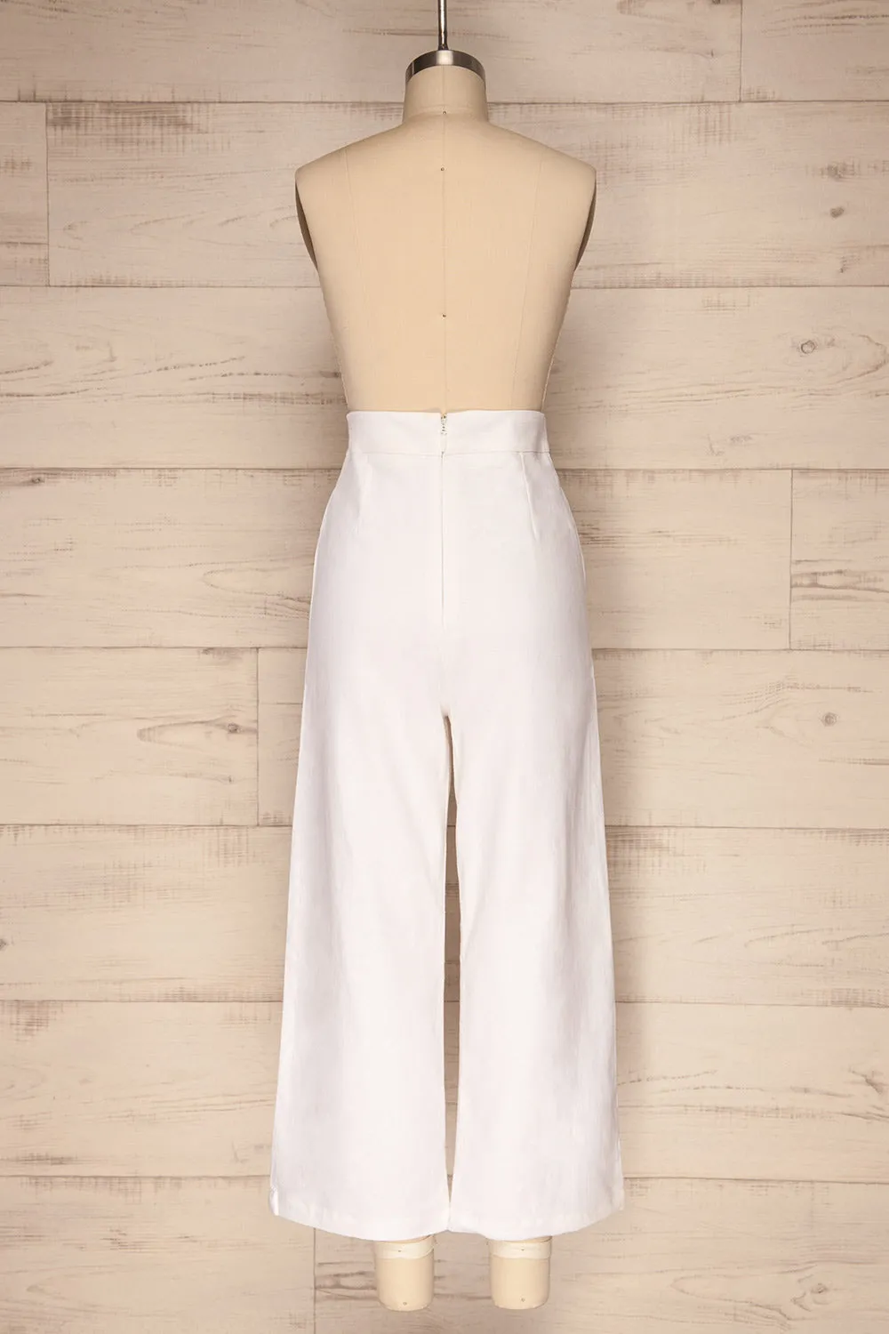 Agoyan Ivory | Flare Leg Pants