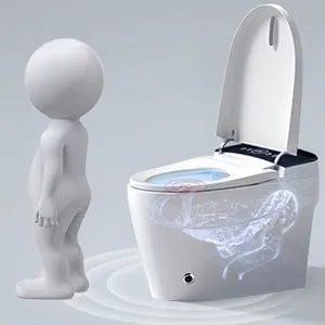 Allsumhome ST-ZGP-01 Smart Toilet with Heated Bidet Seat, One Piece toilet with AUTO Open&Close, Foot Kick Operation, AUTO Dual Flush, Dryer and Warm Water, Built In Water Tank Without Pressure Limited, White