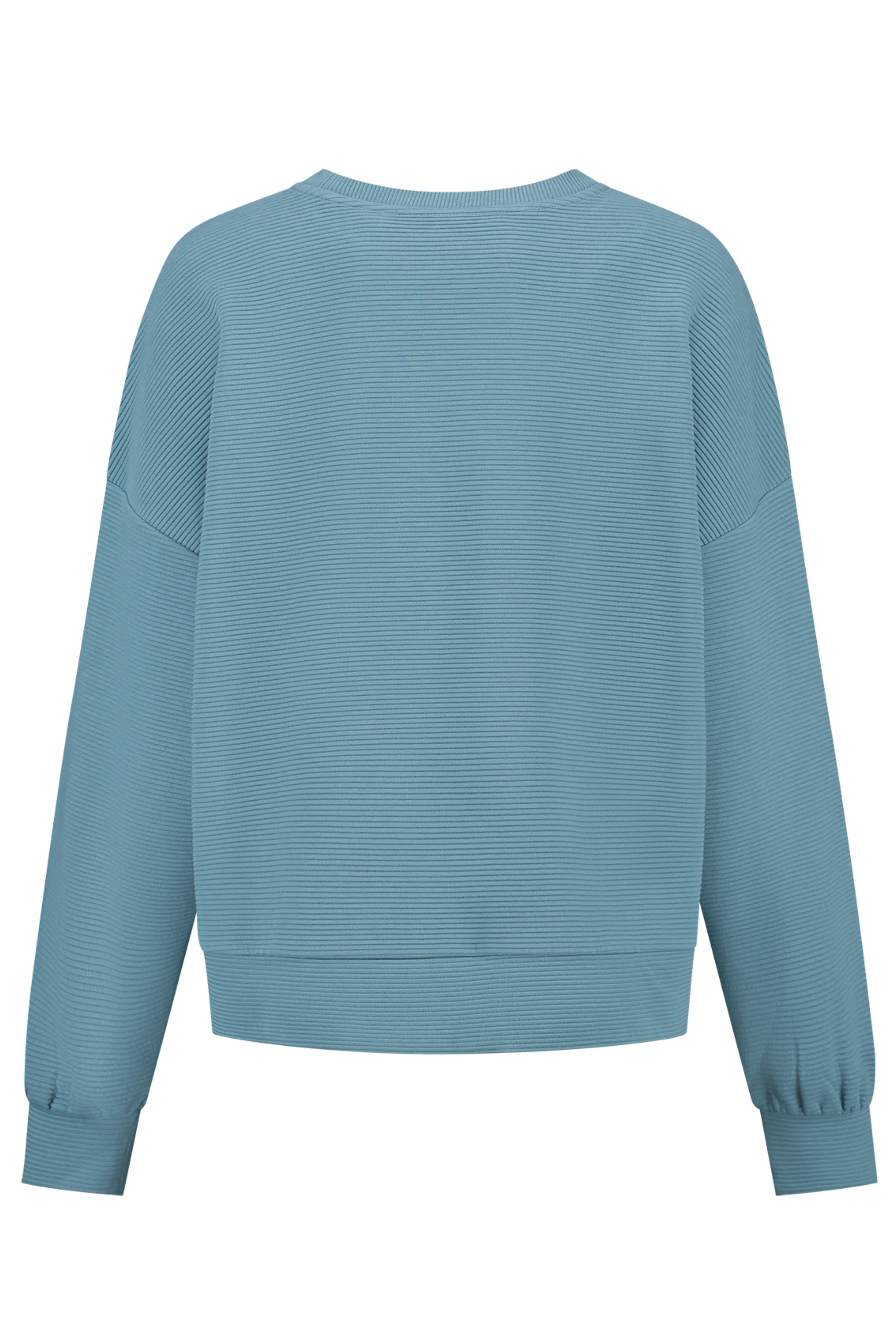 AMBER modern fit crew - Spring Lake Blue