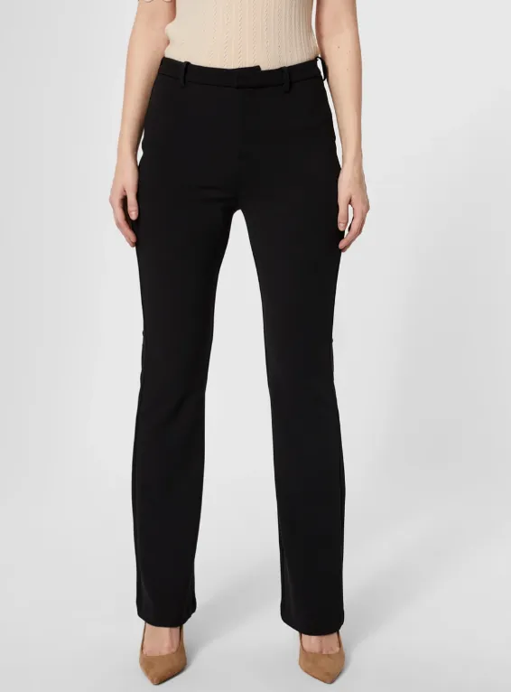 Amira Black Flared Trousers