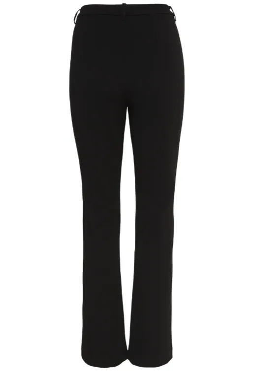 Amira Black Flared Trousers