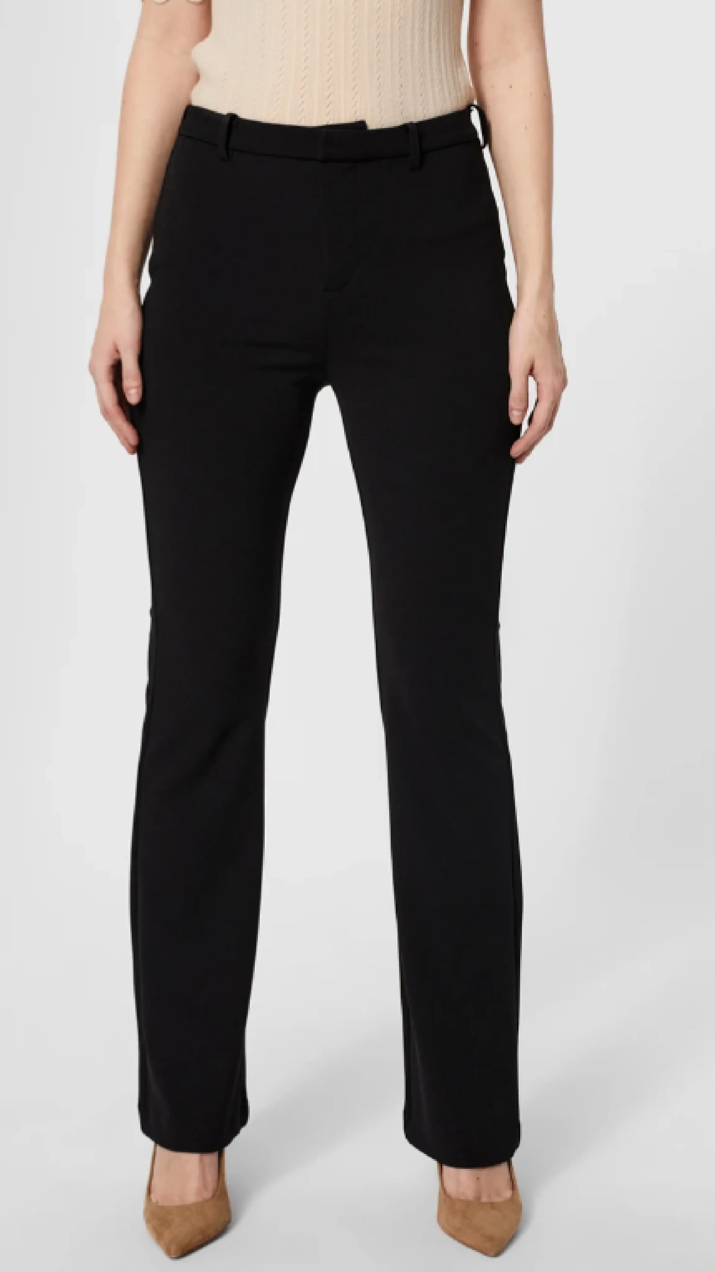 Amira Black Flared Trousers