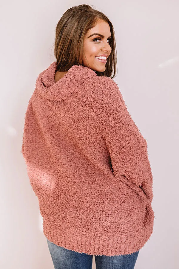 Arctic Evening Knit Sweater in Rustic Rose