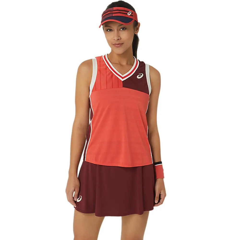 Asics Women's Match Tank - Red Snapper