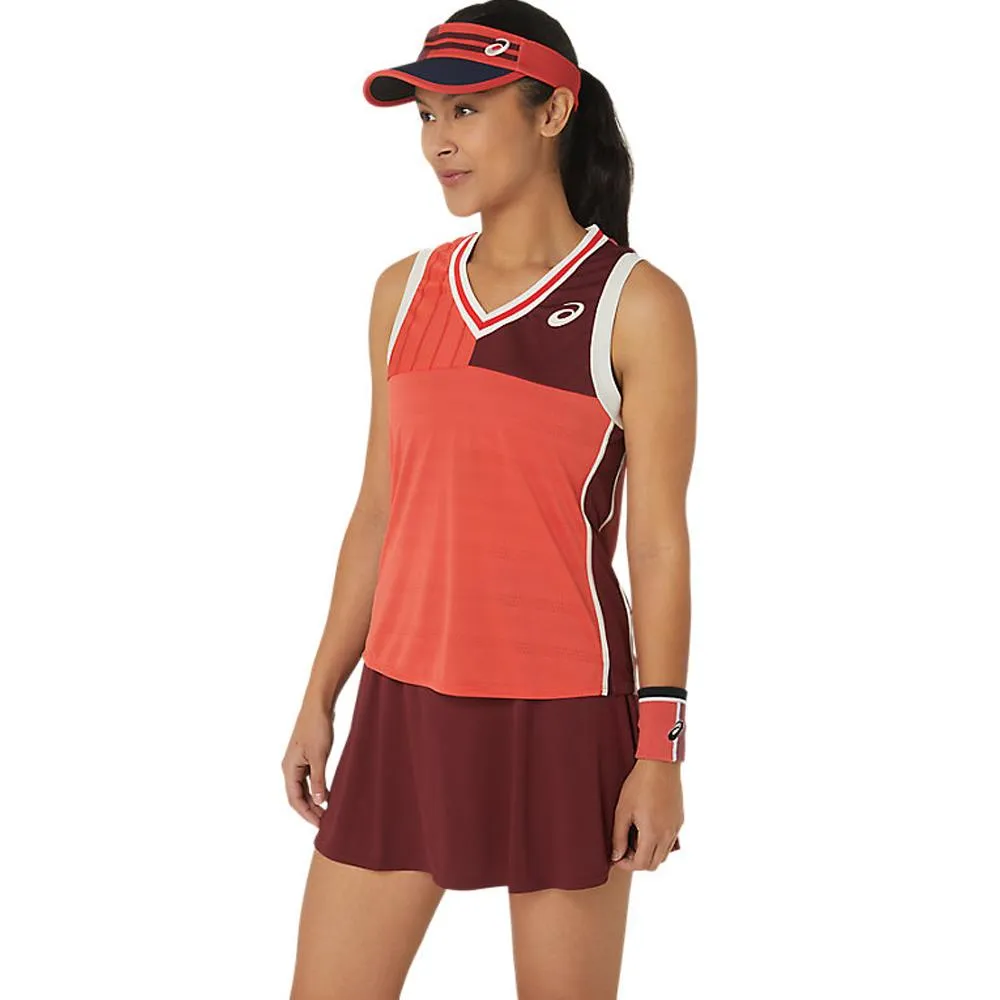 Asics Women's Match Tank - Red Snapper