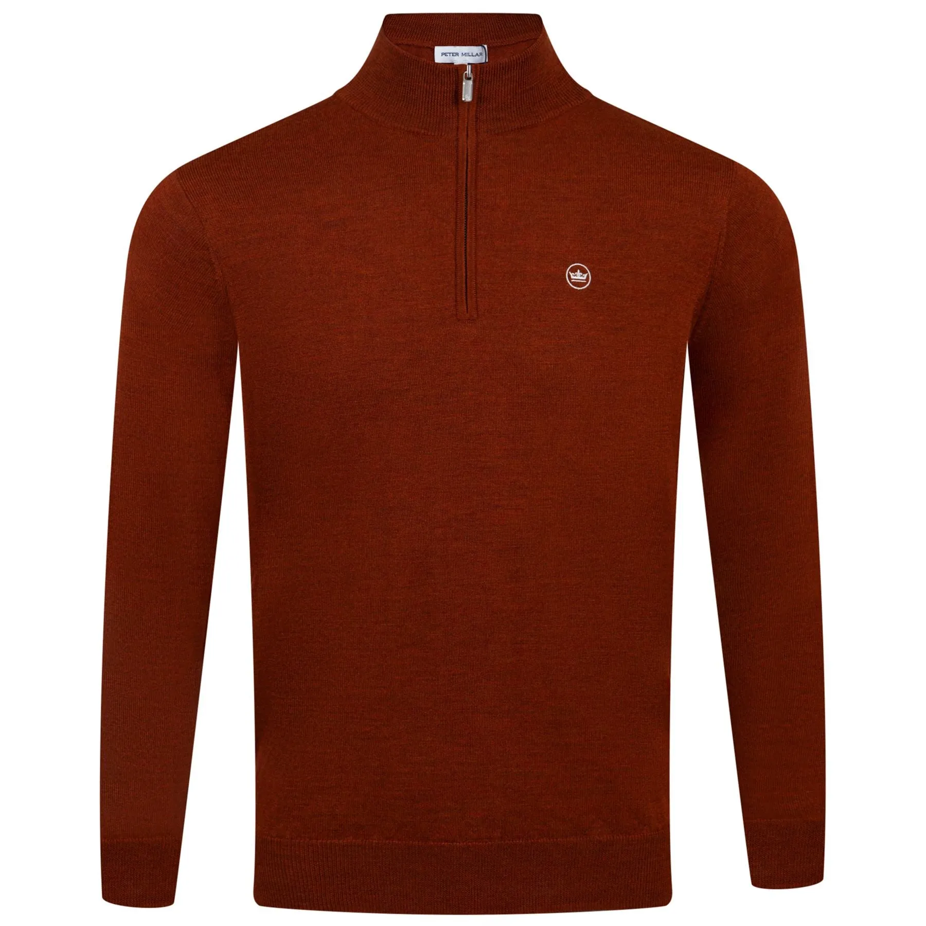 Autumn Crest Quarter Zip Merino Knit Mid Layer Cider - AW23