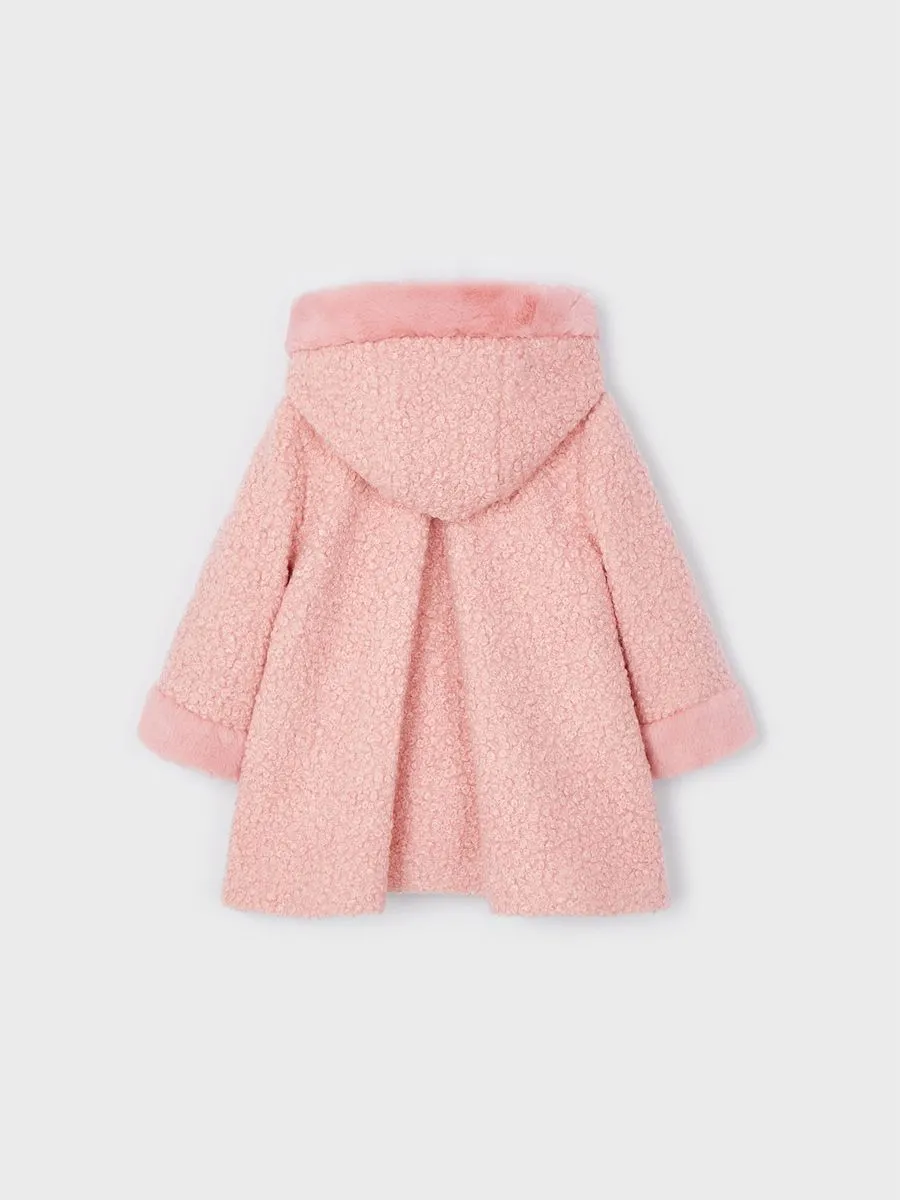 Baby Borg Coat Blush Pink | Mayoral