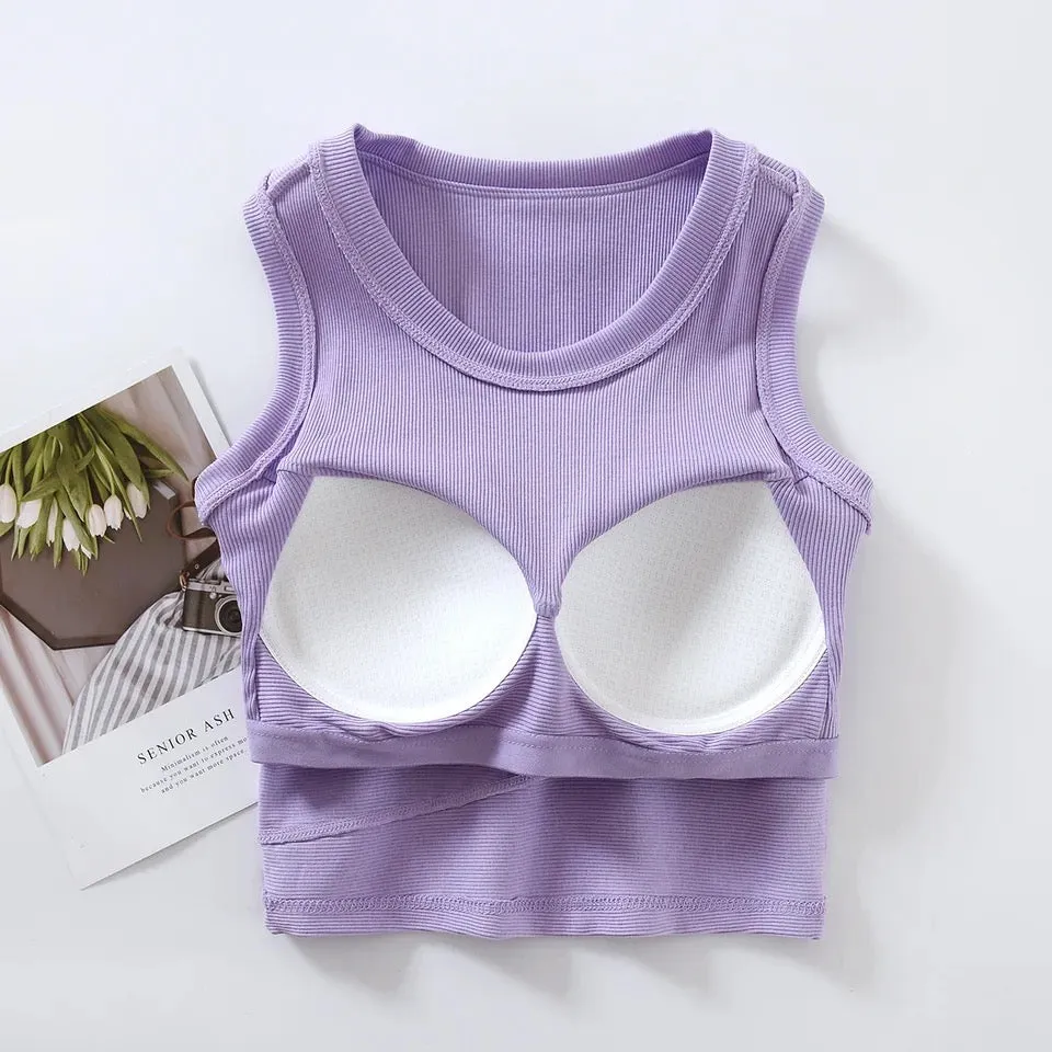 Baco Tank Tops with Inbuilt Bra