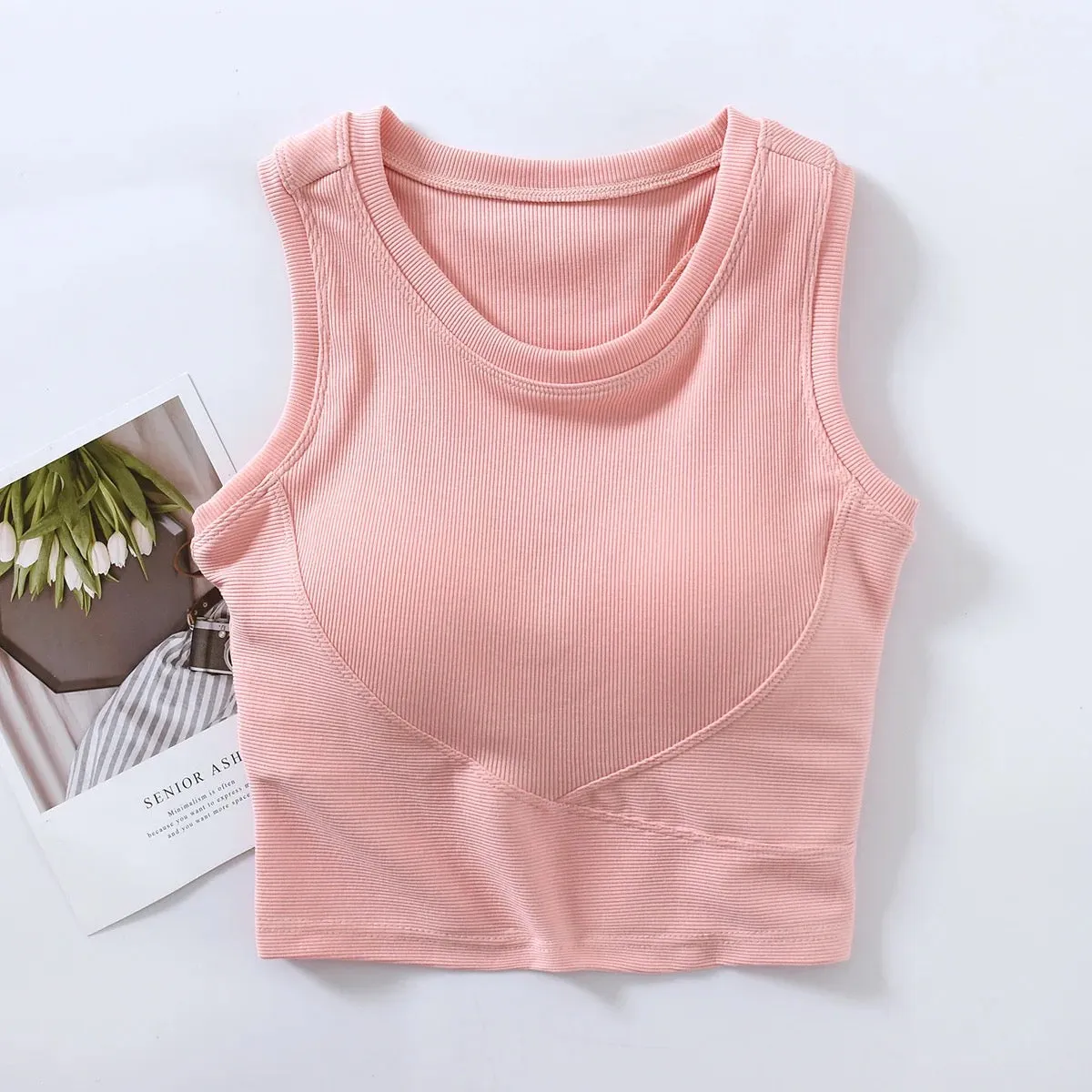 Baco Tank Tops with Inbuilt Bra