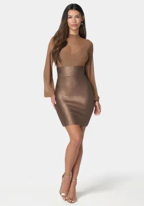 Bandage Sparkle Skirt Dress