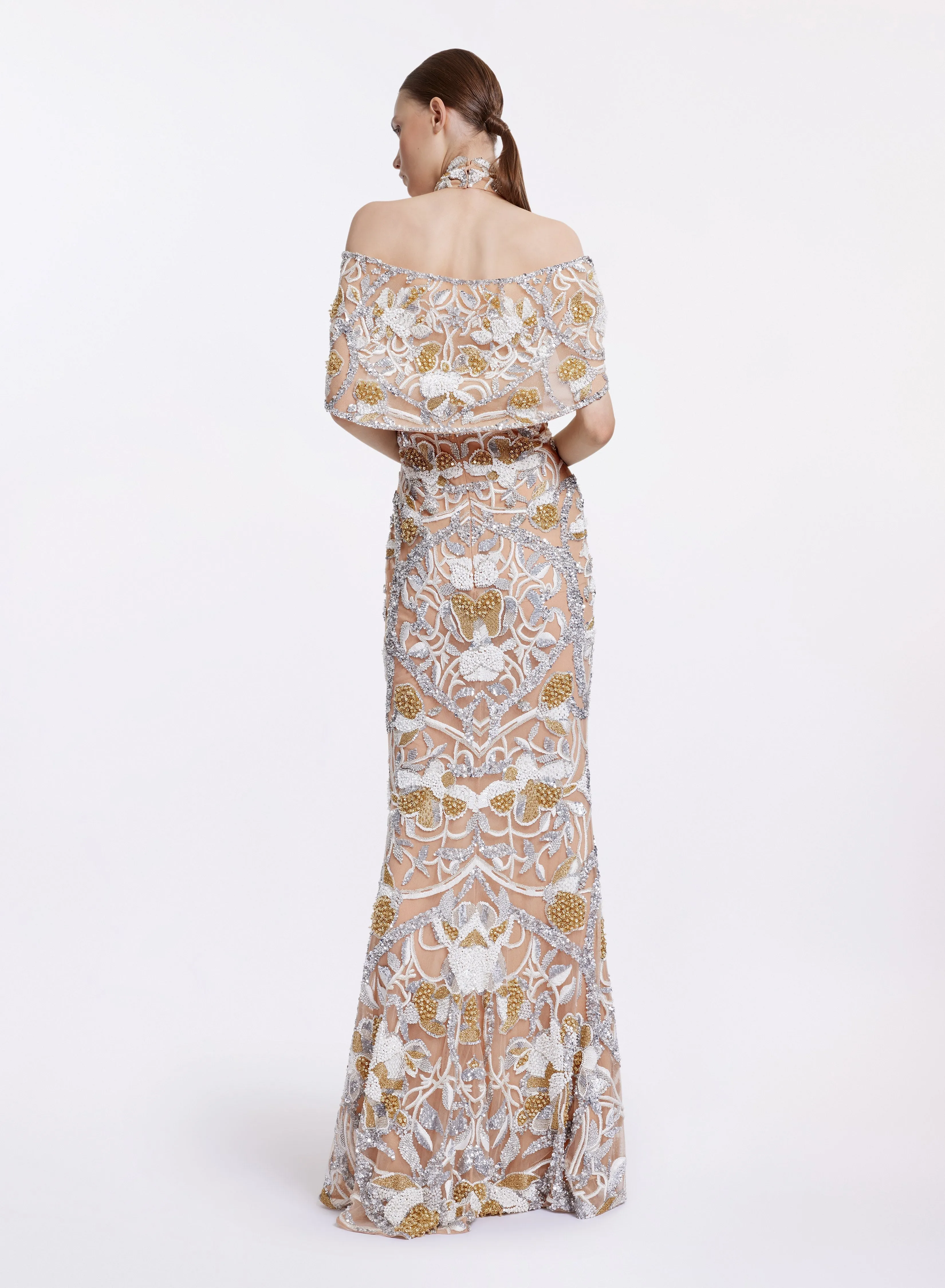 Bead Embroidered Baroque Dress