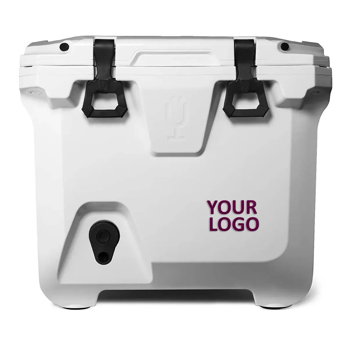 Brutank 35 Quart Rolling Custom Coolers, White