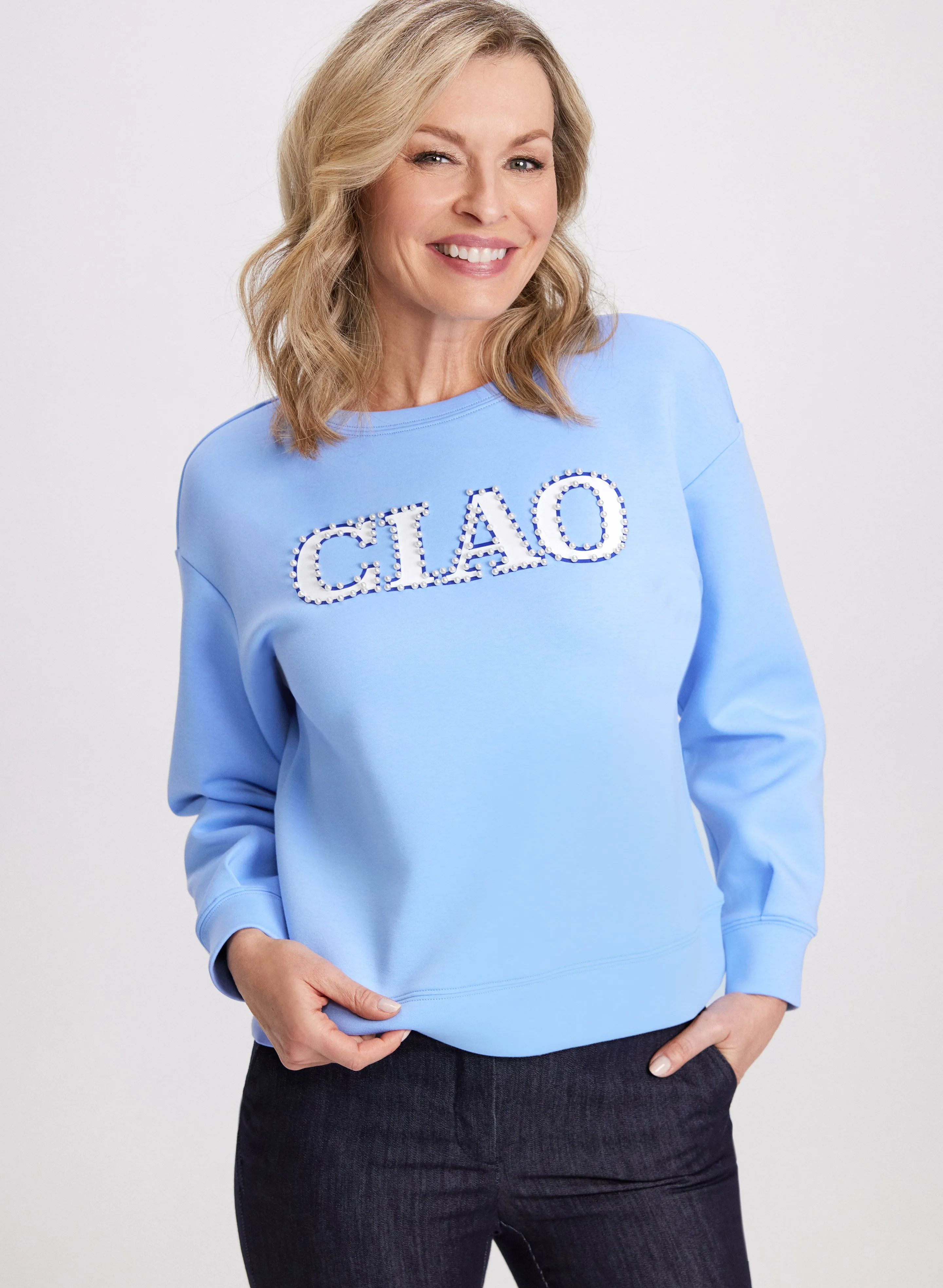 'Ciao' Long Sleeve Top