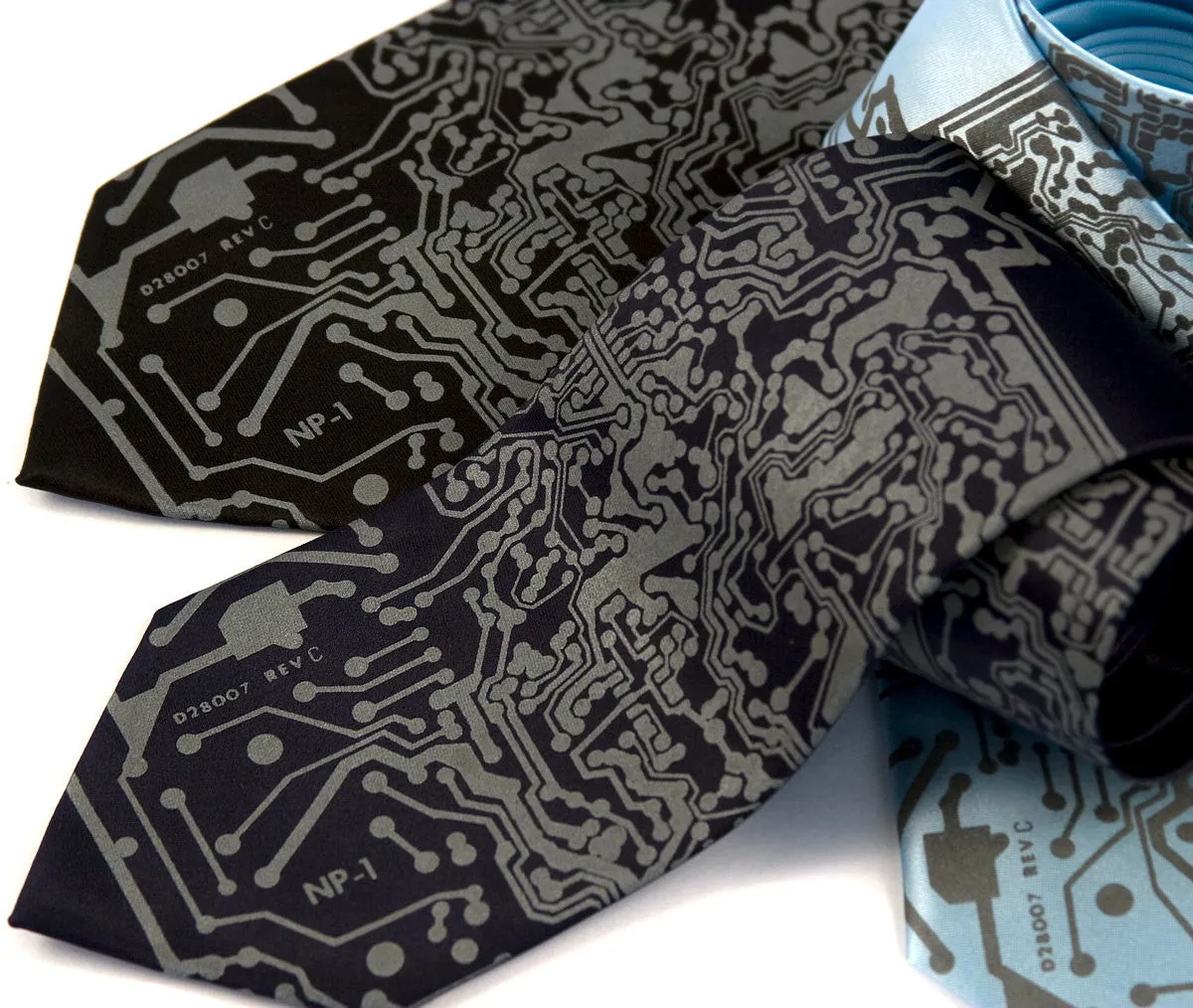 Circuit Board Print Necktie: Short Circuit Tie