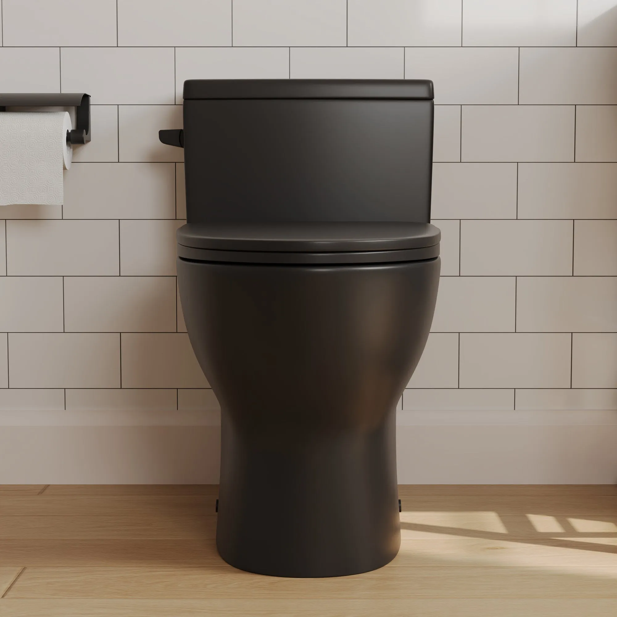 CONCORD One-Piece Elongated Toilet, 1.28 GPF Single-Flush