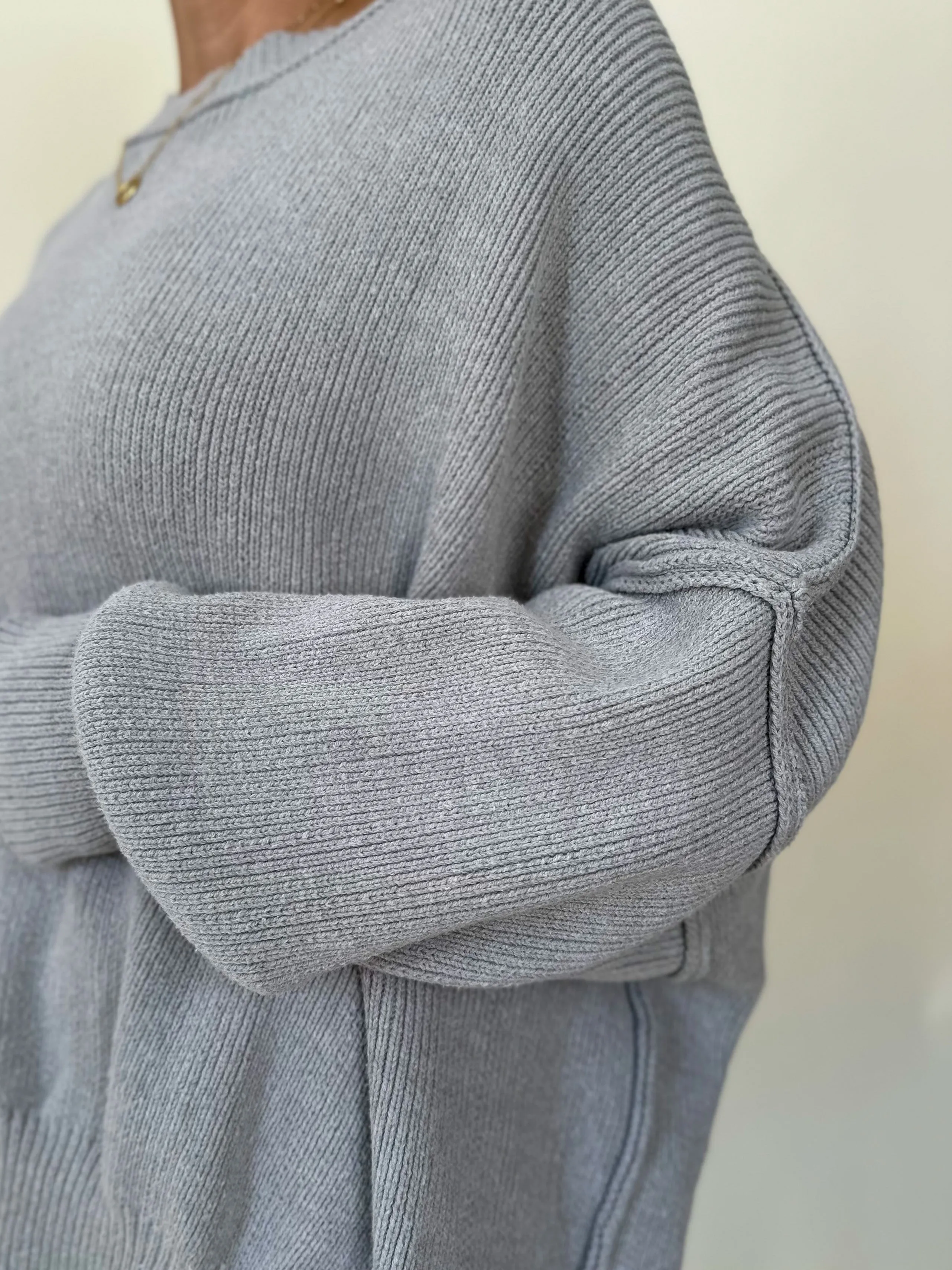 Cozy Oversized Crew Neck Sweater