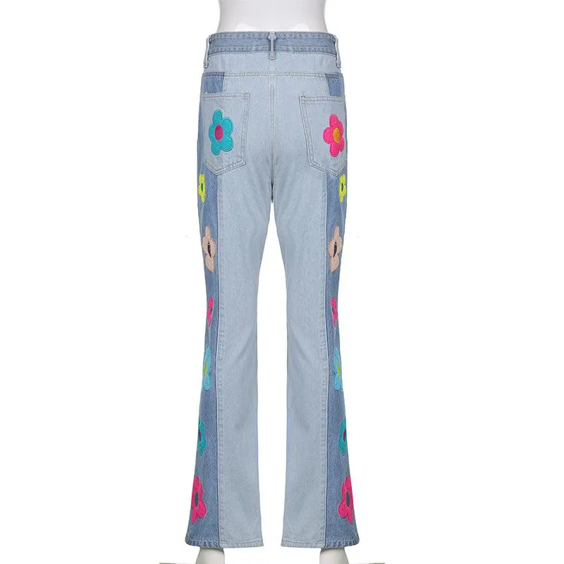 Daisy Flare Denim Pants