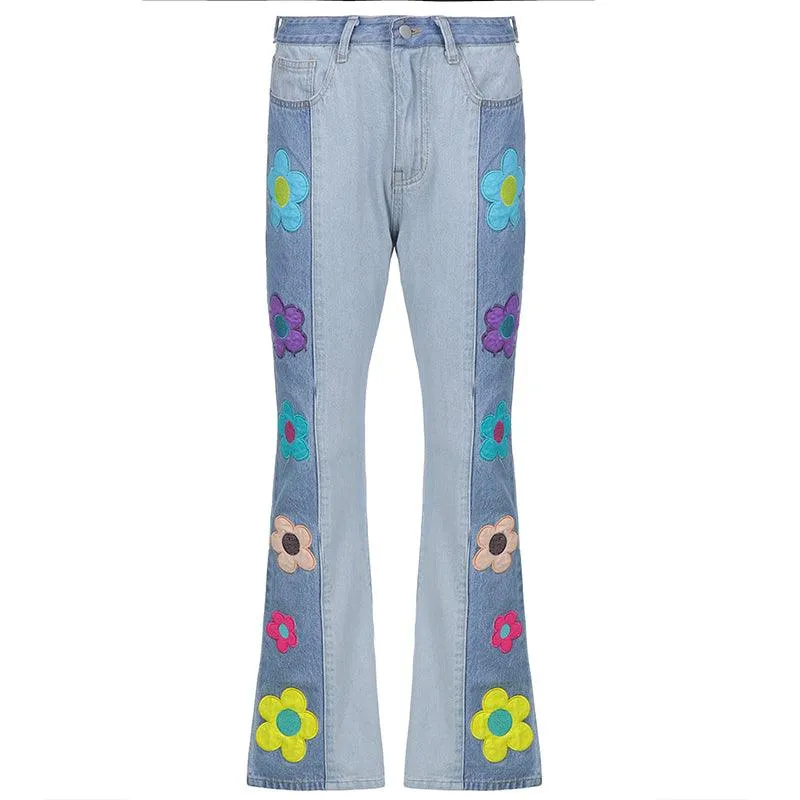 Daisy Flare Denim Pants