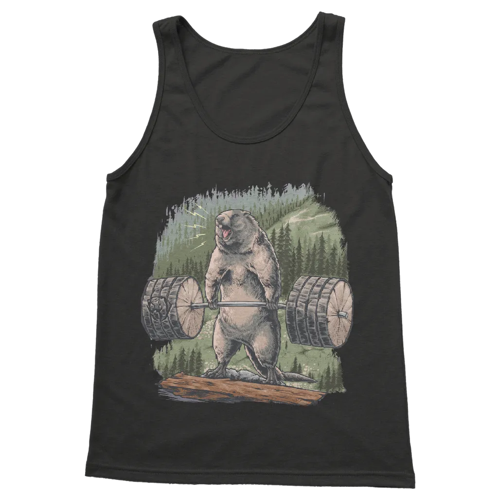 Deadlifting Marmot Tank