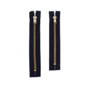 Denim/JeanZip Brass, DZ00120