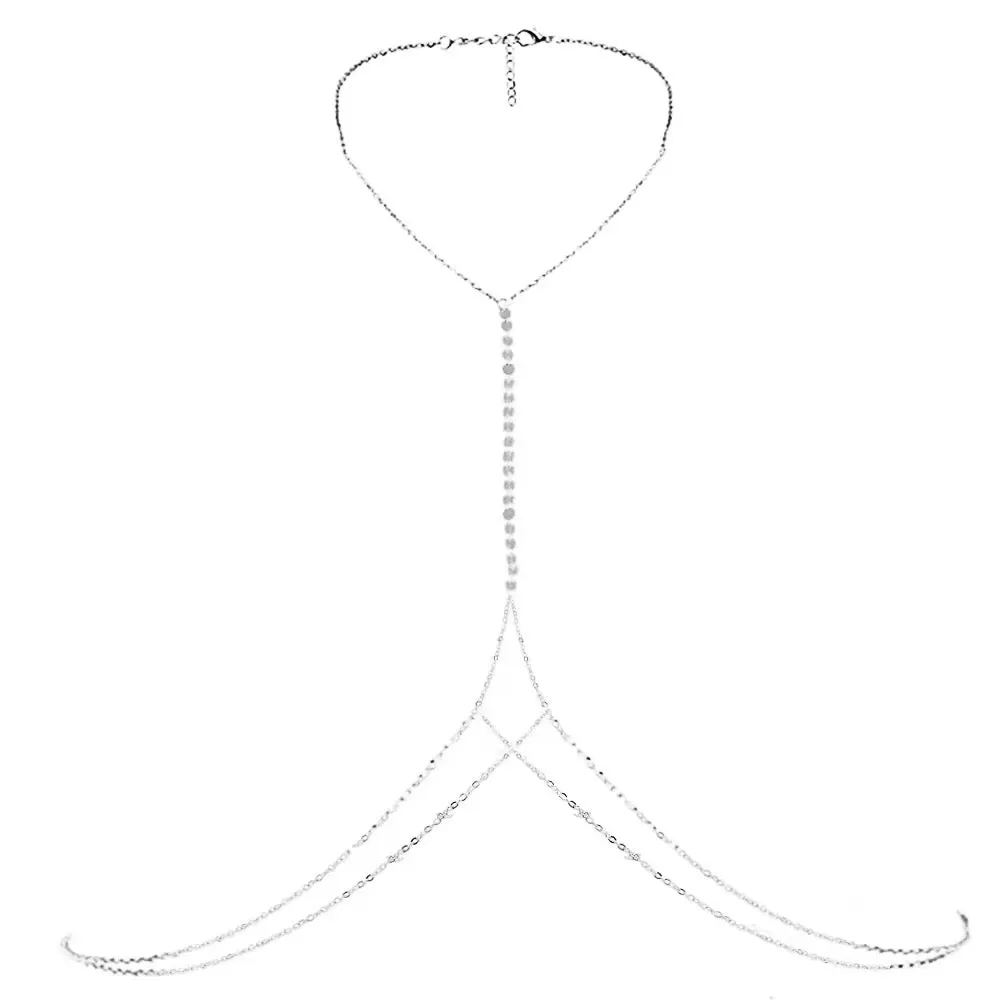 Disc Charm Body Chain - NOW in Waterproof STAINLESS STEEL!