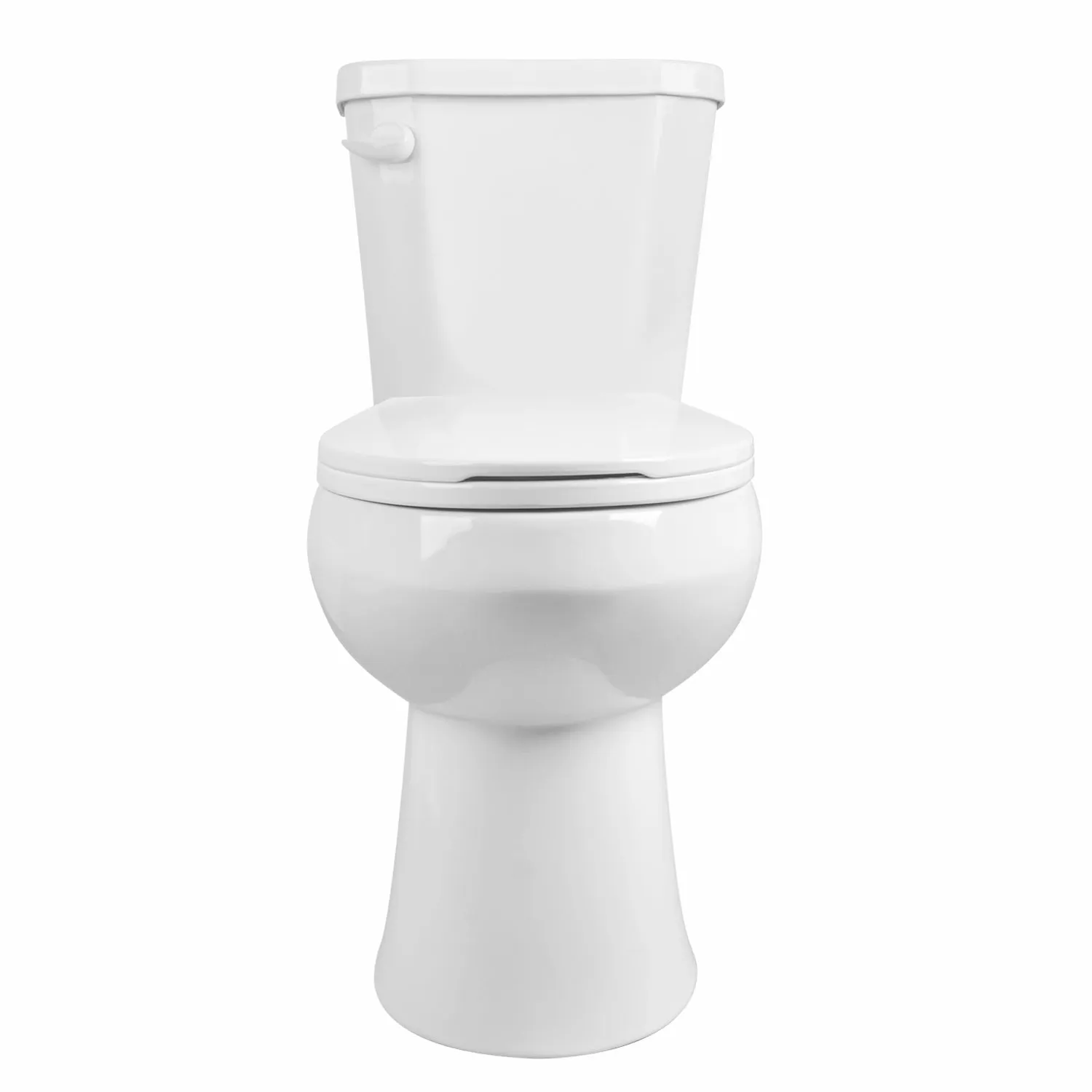 DYNASTY Two-Piece Round Toilet, 12" Rough-in Single-Flush