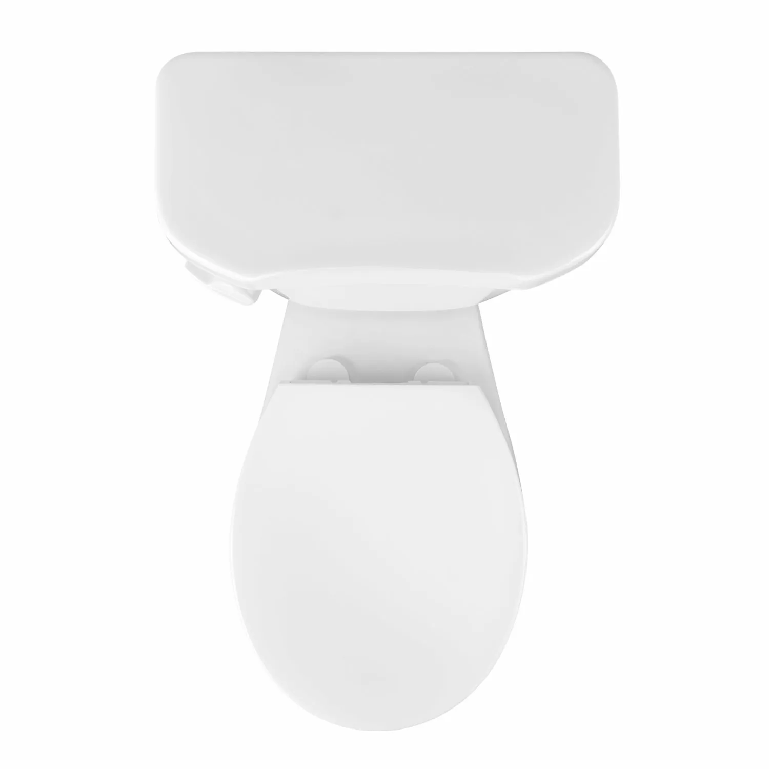 DYNASTY Two-Piece Round Toilet, 12" Rough-in Single-Flush