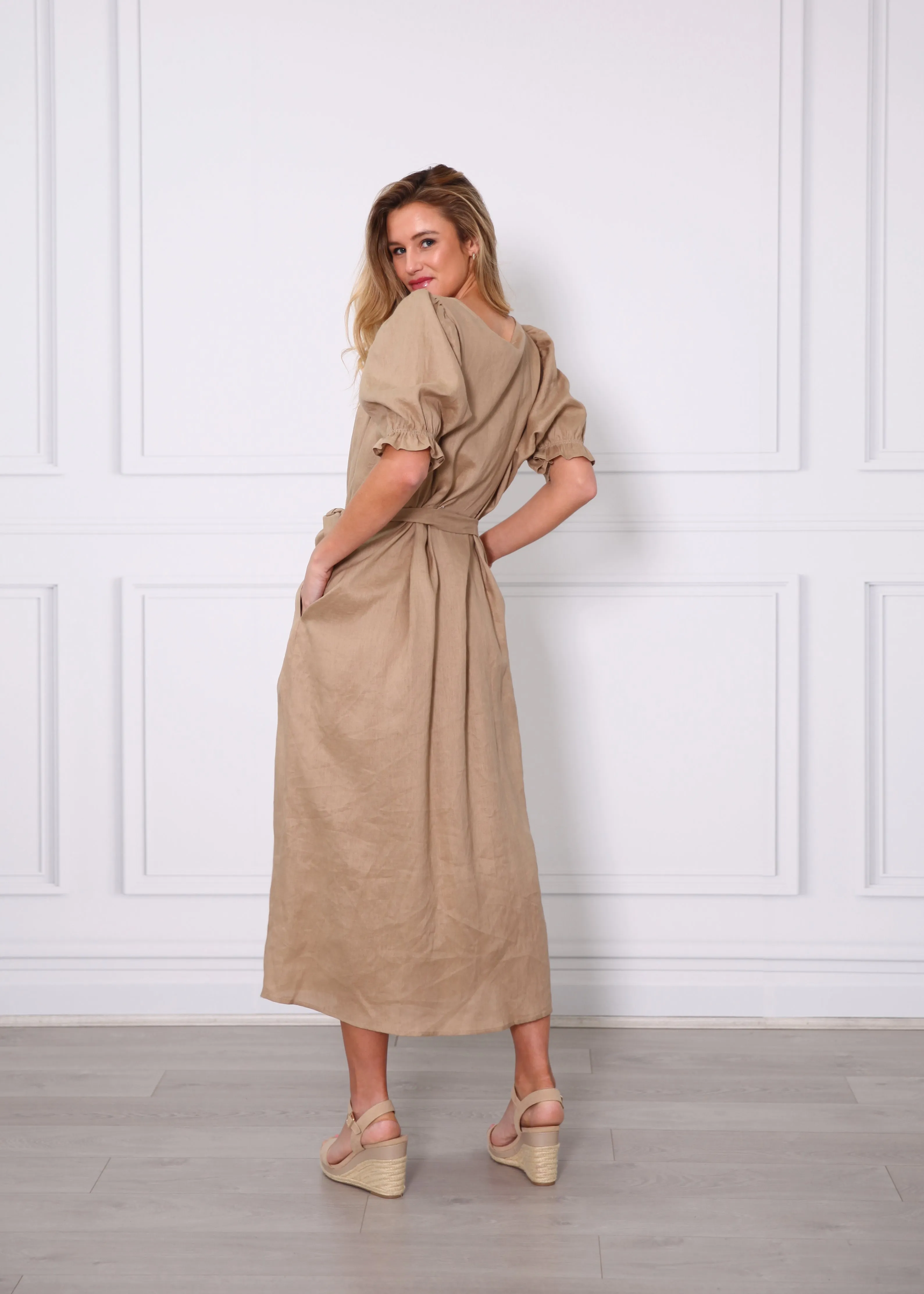 Elka Dress - Tan