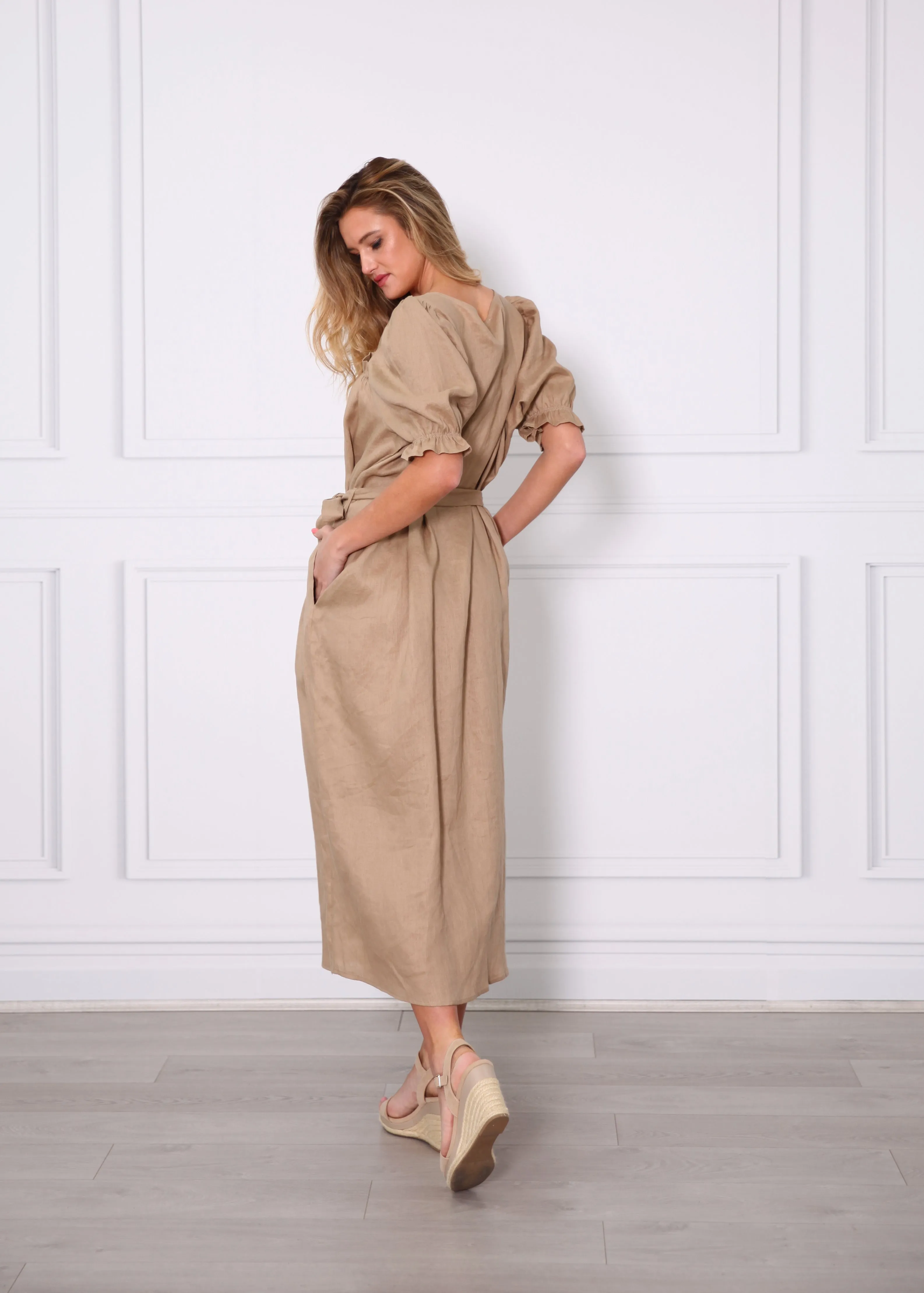 Elka Dress - Tan