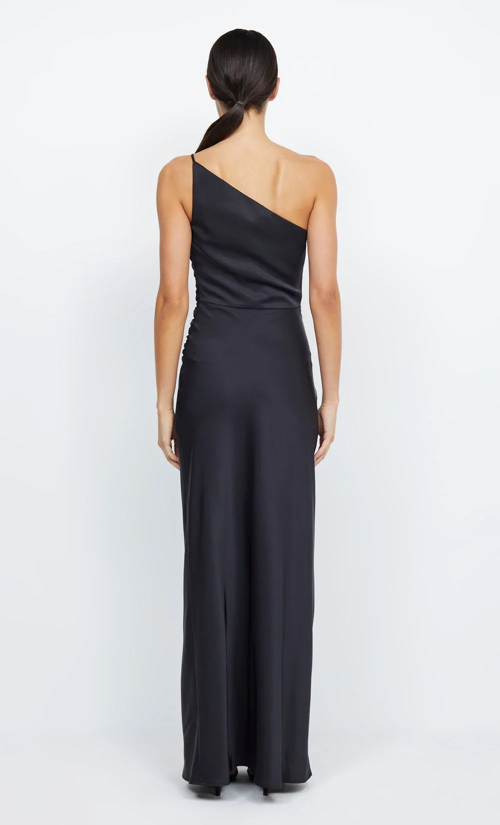 ETERNITY ASYM MAXI DRESS - BLACK