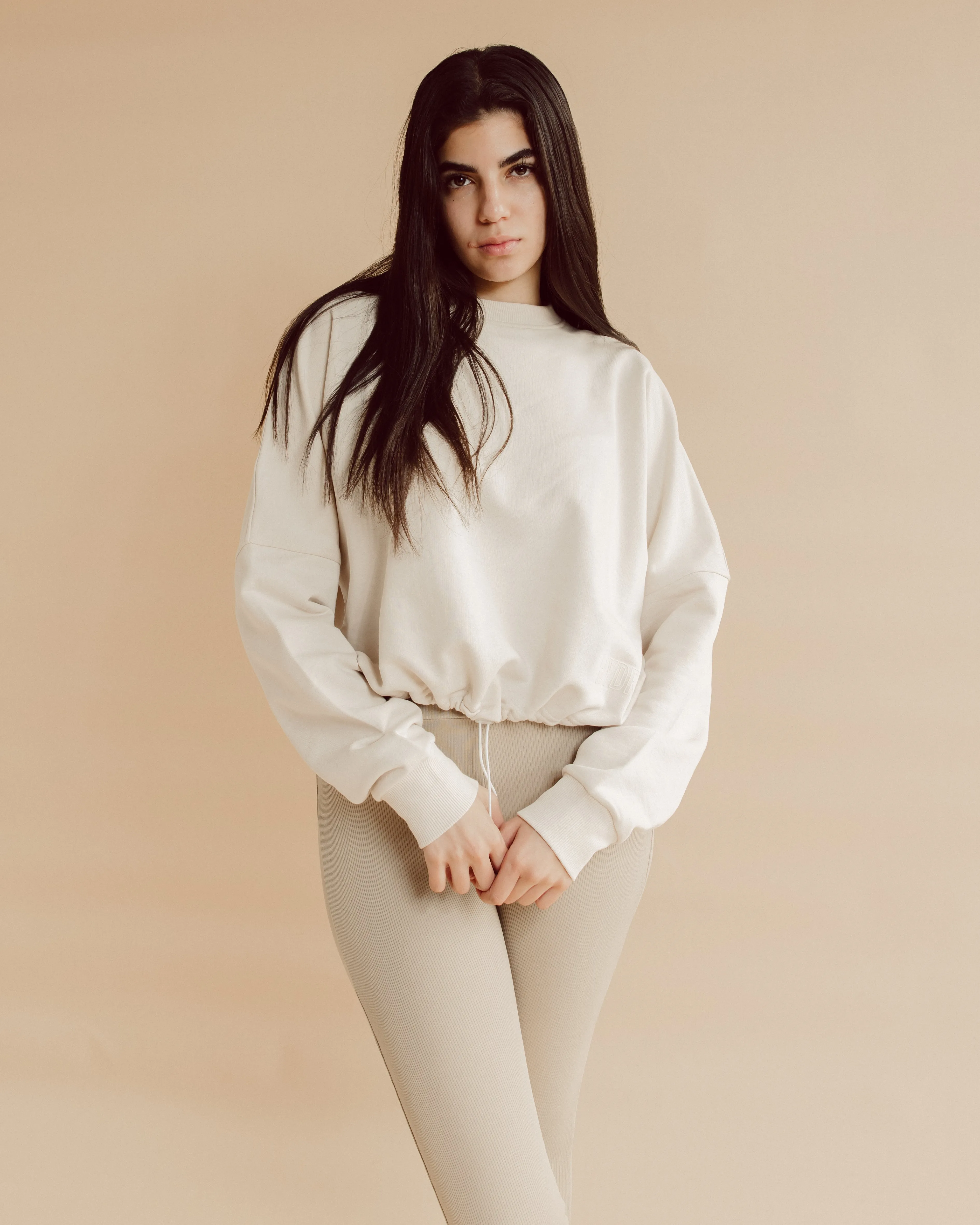 Flow Flared Pants | Beige