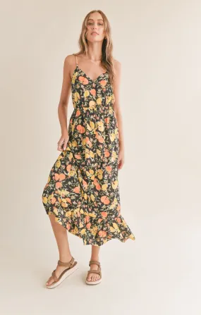 Fruitful Button Down Maxi Dress