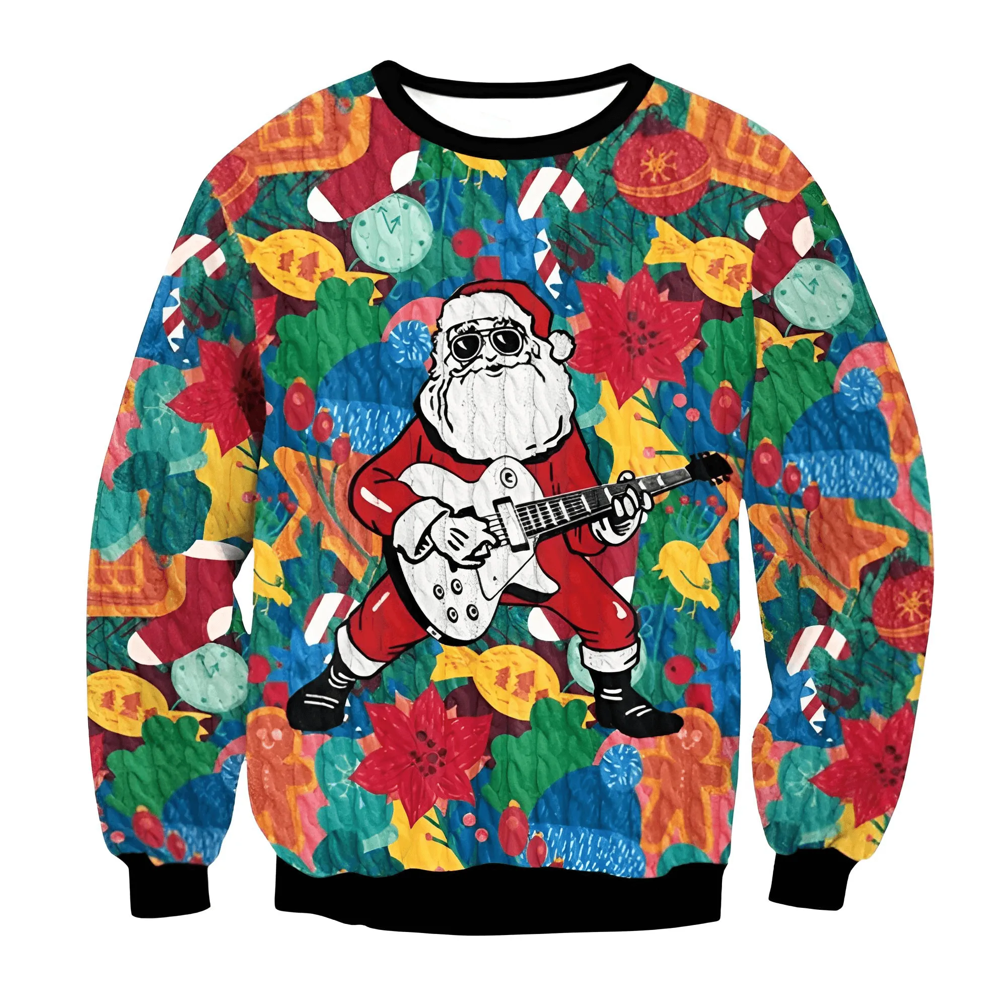 Funny Ugly Christmas Sweaters Jumpers Holiday Party Xmas Sweatshirts