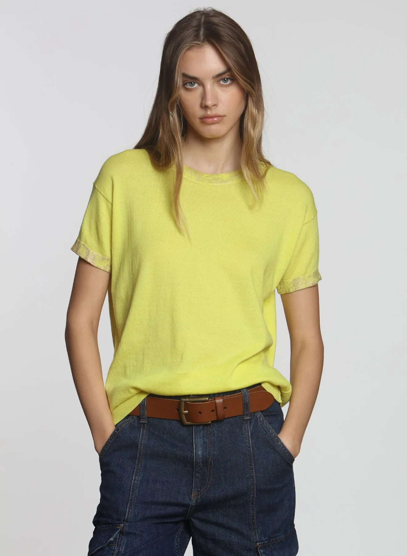 Goldie SS Tee - Citric