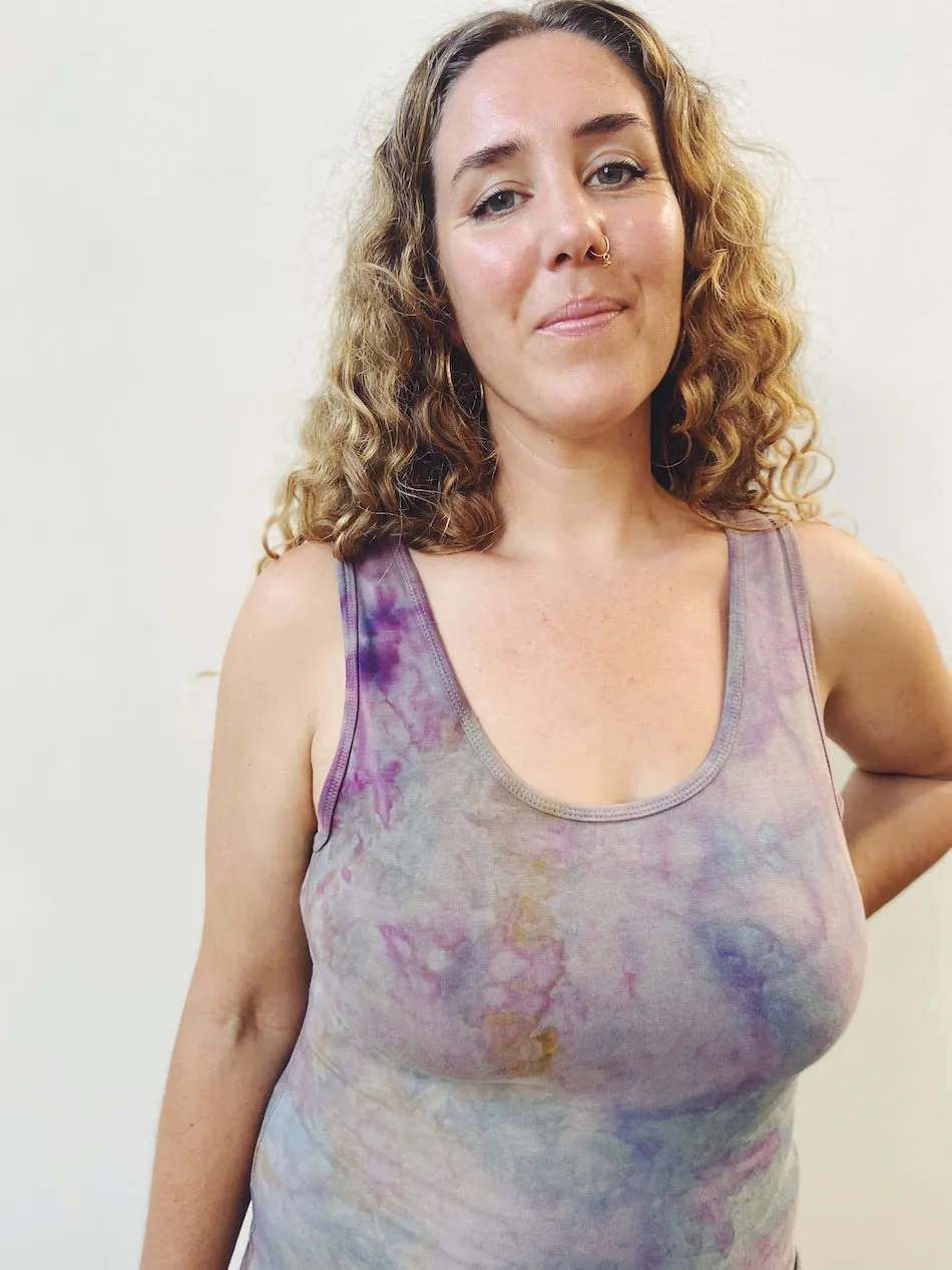 Hand Dyed Bodycon Tank Dress (3 colors)