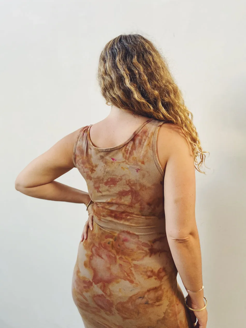 Hand Dyed Bodycon Tank Dress (3 colors)