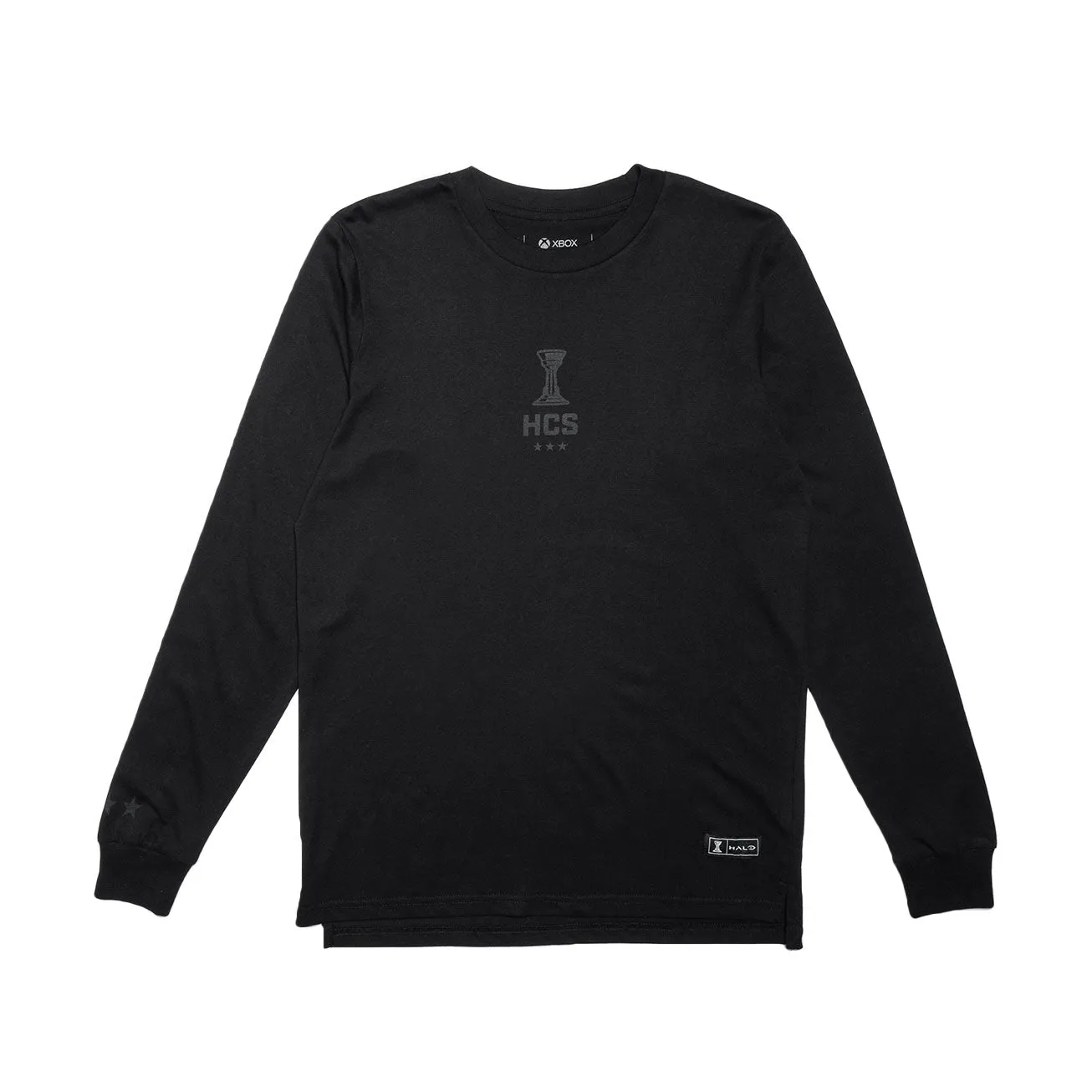 HCS Trophy Black on Black Long Sleeve Tee