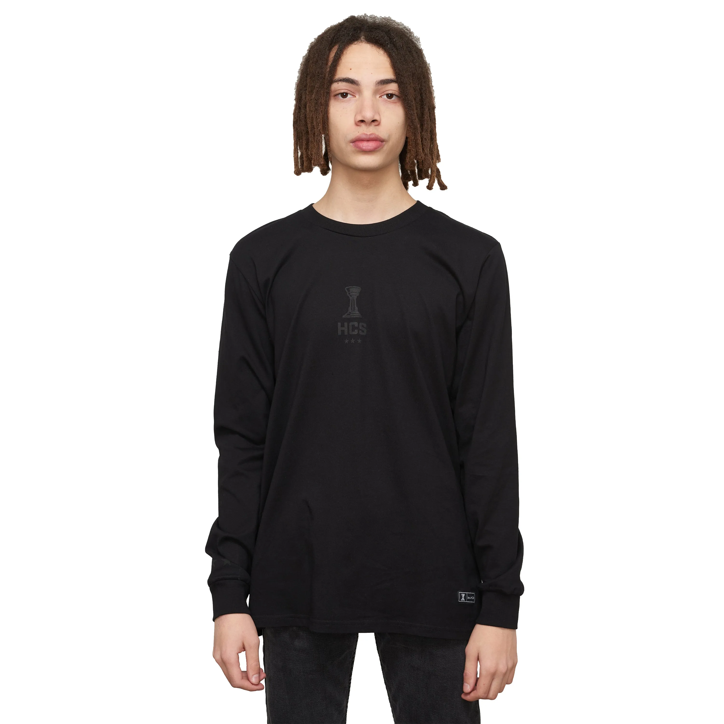 HCS Trophy Black on Black Long Sleeve Tee