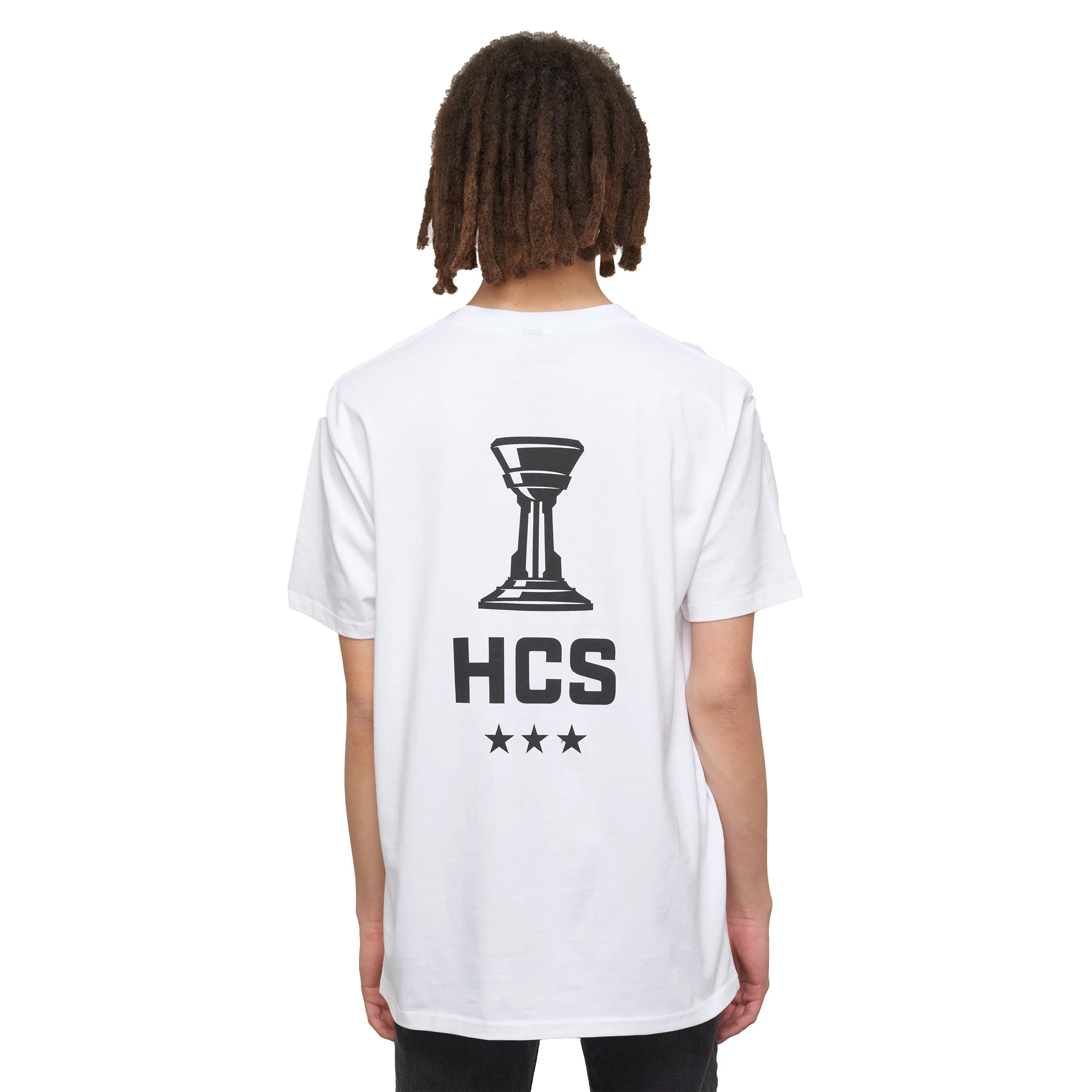 HCS Trophy White Pocket Tee