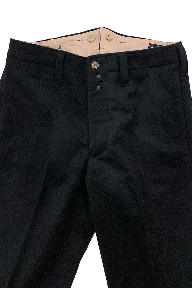 High Back Wool Work Trousers